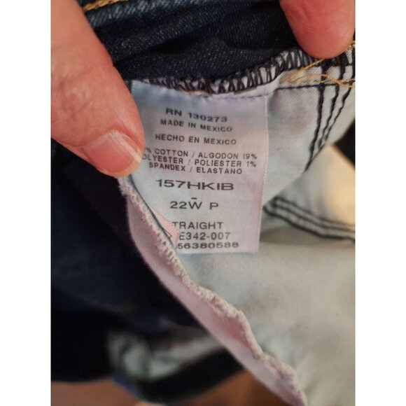 Riders By Lee Blue Jeans Women’s 22WP Medium Midrize Straight Leg Denim. - Picture 4 of 9